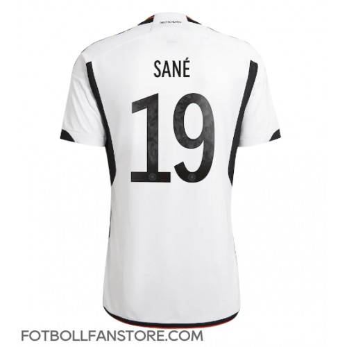 Tyskland Leroy Sane #19 Hemma matchtröja VM 2022 Kortärmad Billigt